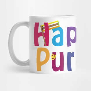 Happy Purim colorful design Mug